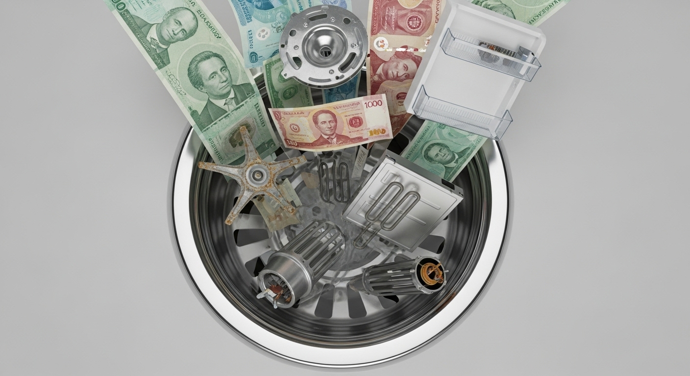Appliance repair technician assessing costs for rental property in Vancouver