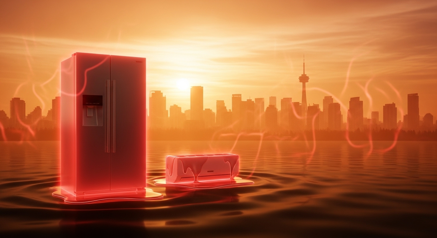 Appliance failure during a Vancouver heat wave