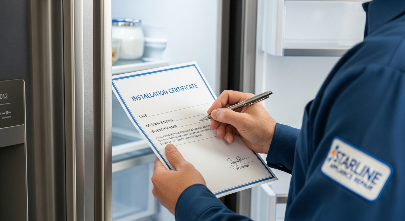 Professional appliance installation certification Vancouver