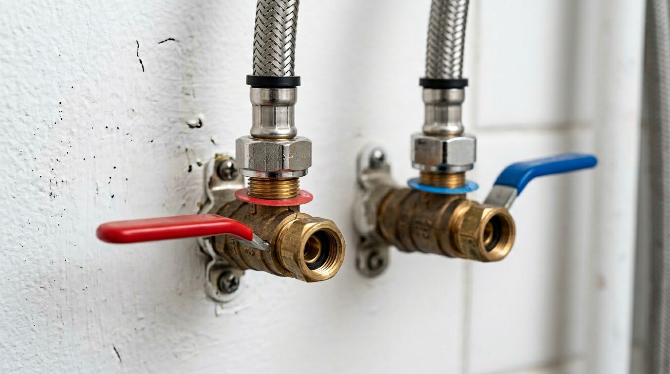 Braided stainless steel washer hoses